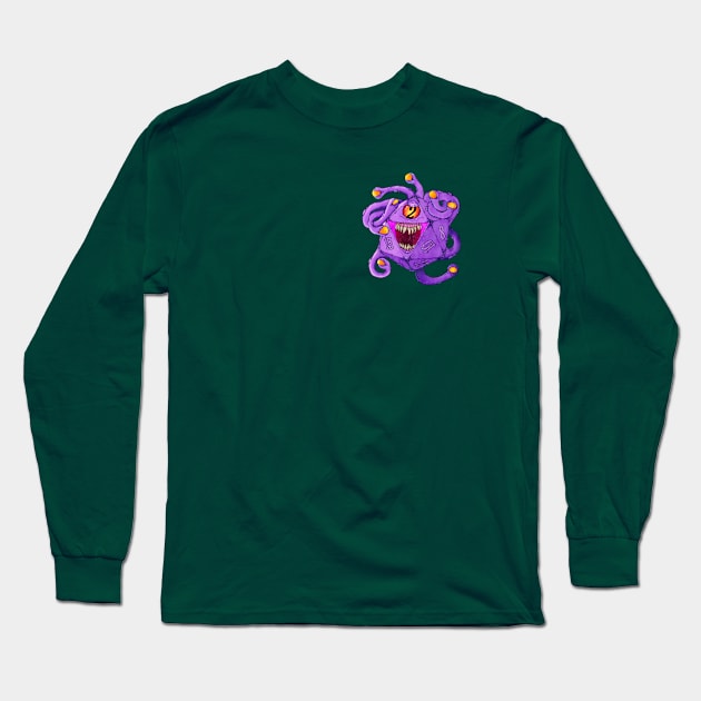 Dungeons and Adventures Beholder. Long Sleeve T-Shirt by Thwwip Stickers